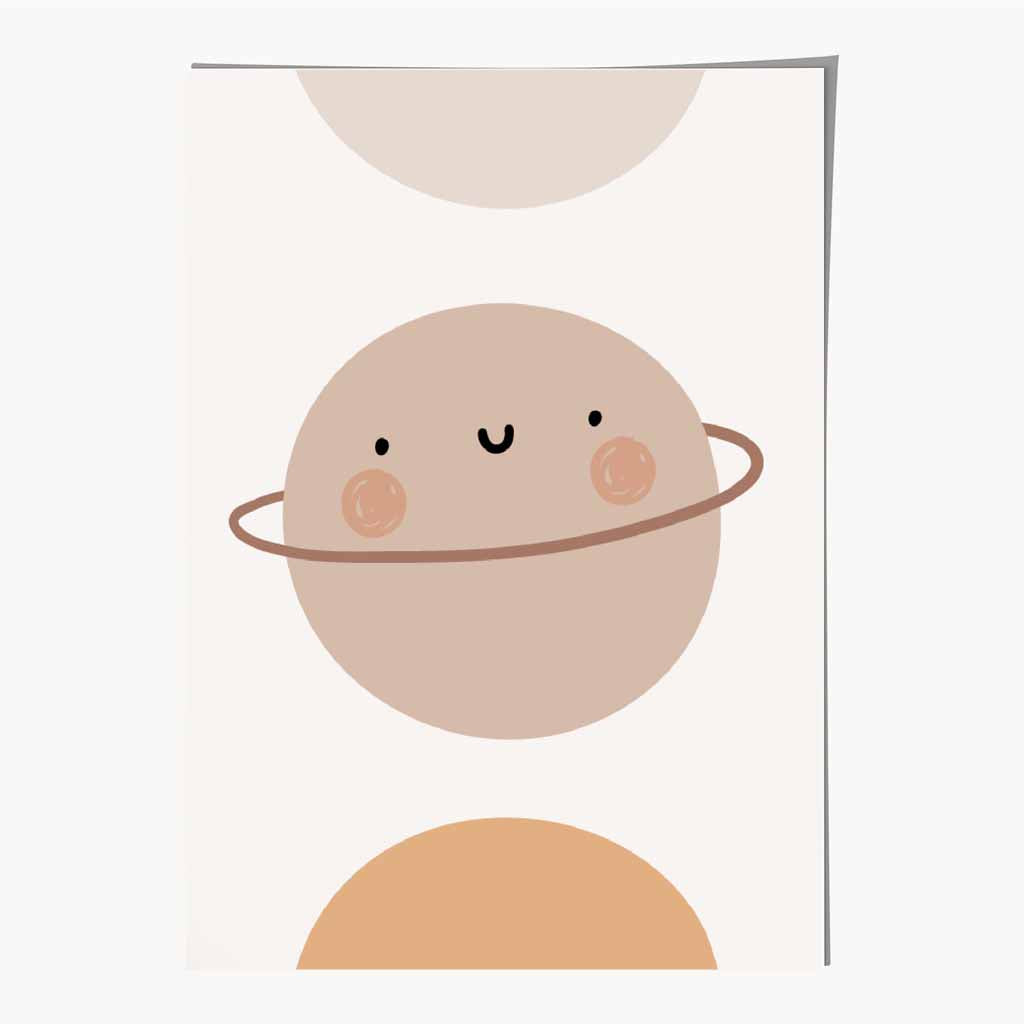 Boho Neutral Beige Horizon Nursery Print | Wall Art Plaza