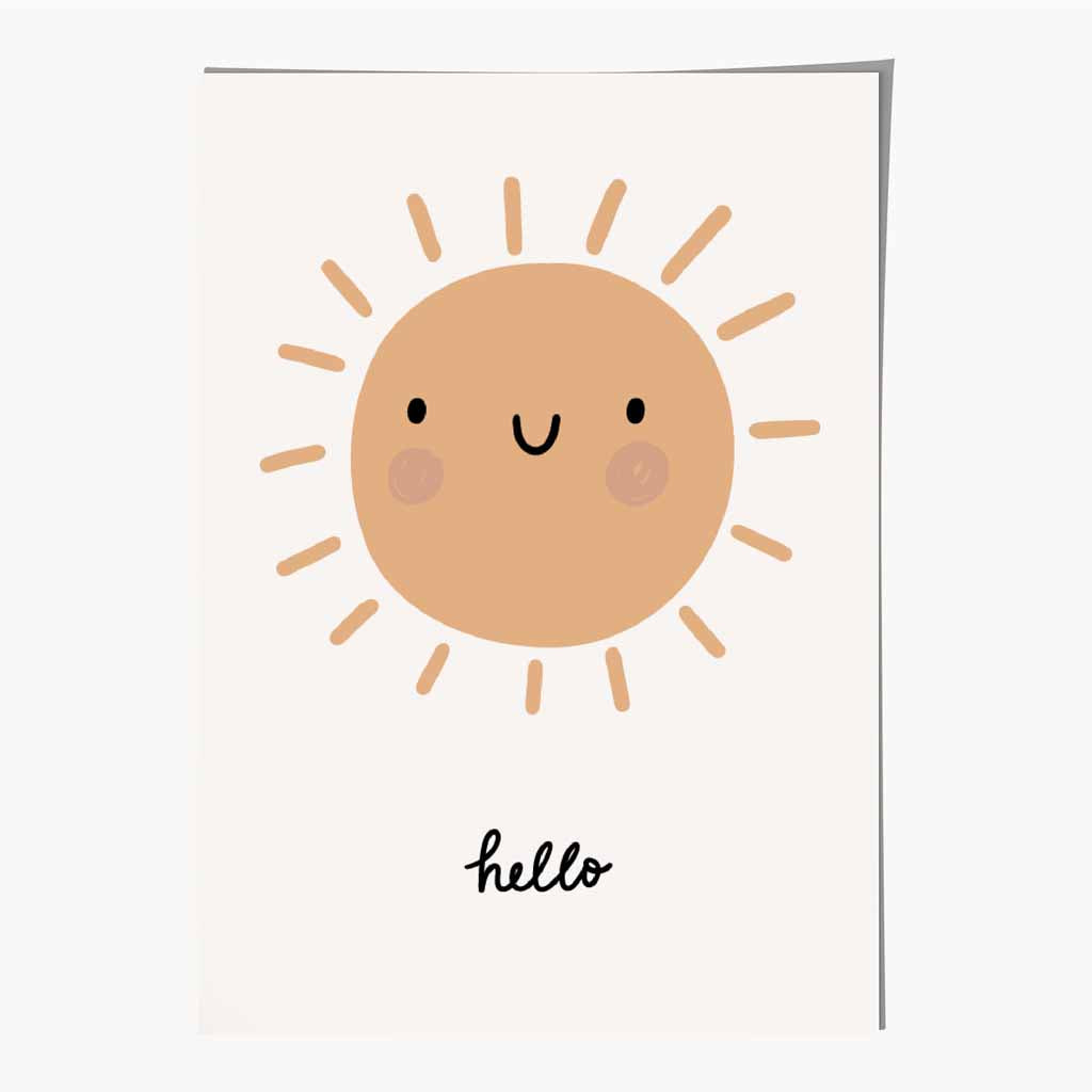 Boho Neutral Beige Architecture Nursery Print | Wall Art Plaza