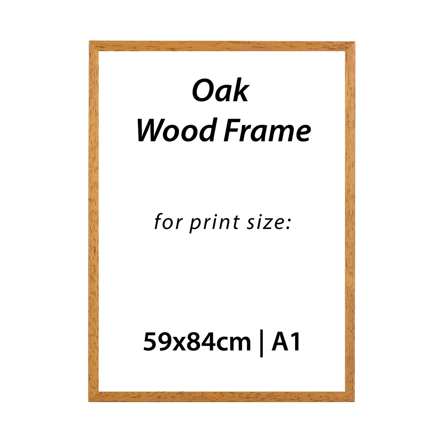 3 x A1 Oak Frame