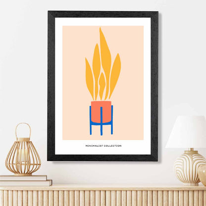 Boho Home Orange, Yellow Fire Art Print | Wall Art Plaza