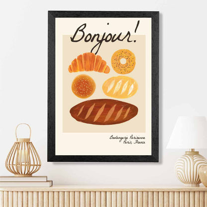 Modern Neutral Breakfast Kitchen Art Print | Wall Art Plaza