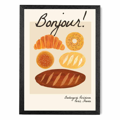 Modern Neutral Breakfast Kitchen Art Print | Wall Art Plaza