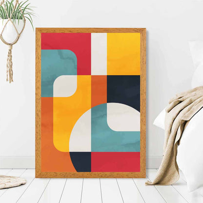 Abstract Painted Colourful Illustration No 1  Art Print | Wall Art Plaza