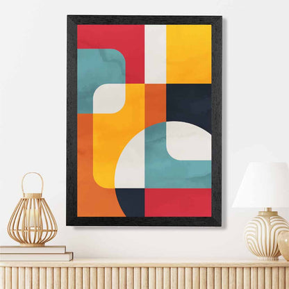 Abstract Painted Colourful Illustration No 1  Art Print | Wall Art Plaza