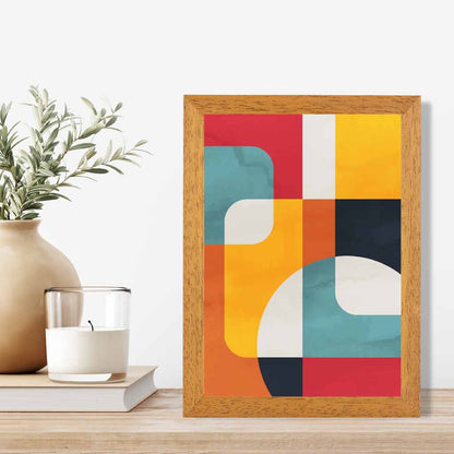 Abstract Painted Colourful Illustration No 1  Art Print | Wall Art Plaza