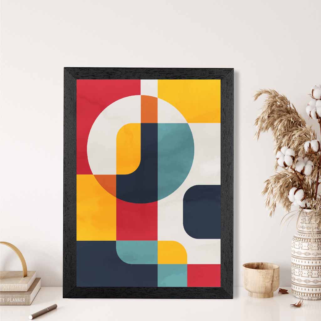 Abstract Painted Colourful Illustration No 2 Art Print | Wall Art Plaza