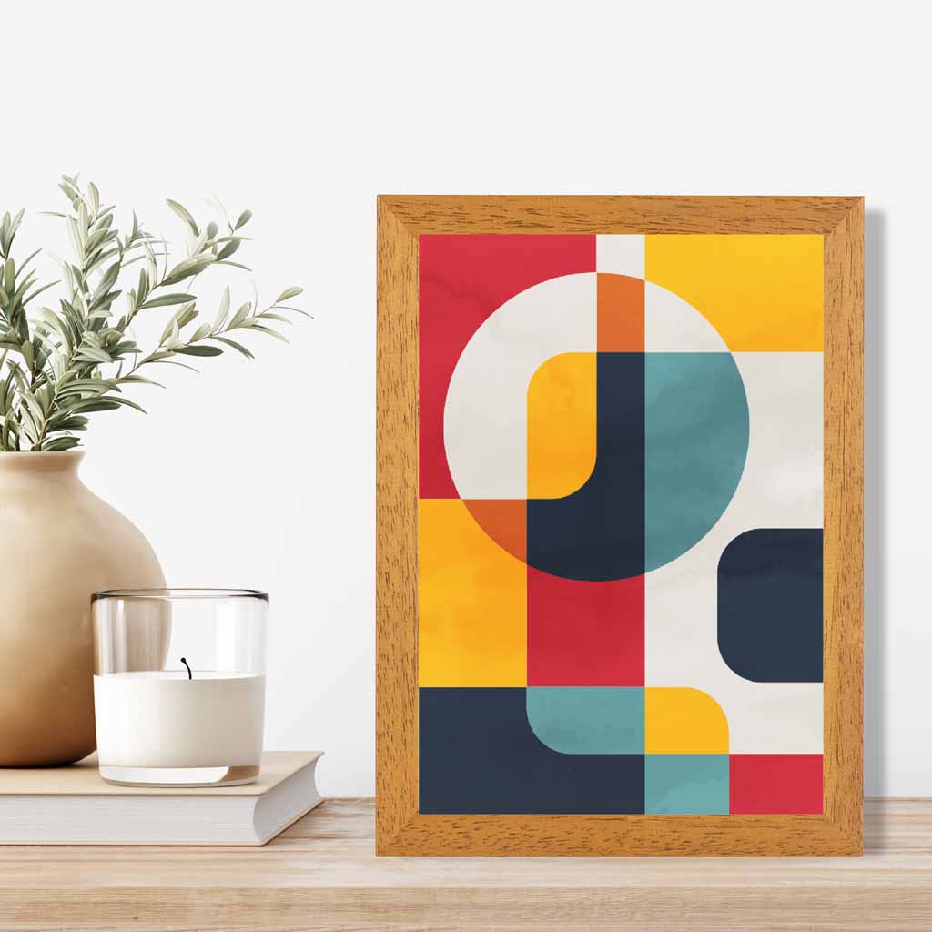 Abstract Painted Colourful Illustration No 2 Art Print | Wall Art Plaza