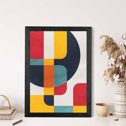 Abstract Painted Colourful Illustration No 3 Art Print | Wall Art Plaza