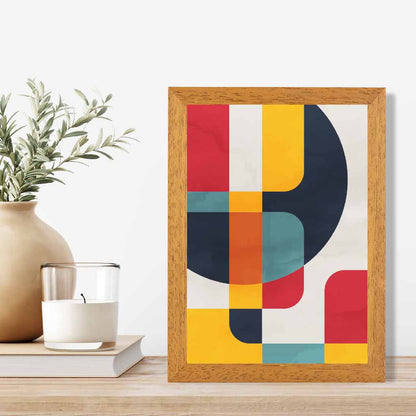 Abstract Painted Colourful Illustration No 3 Art Print | Wall Art Plaza