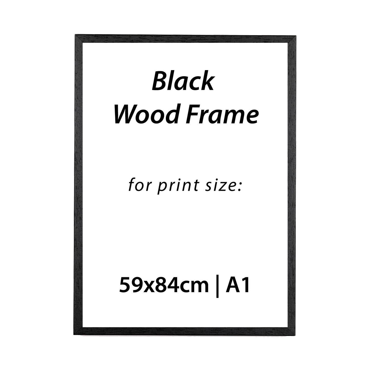 3 x A1 Black Frame