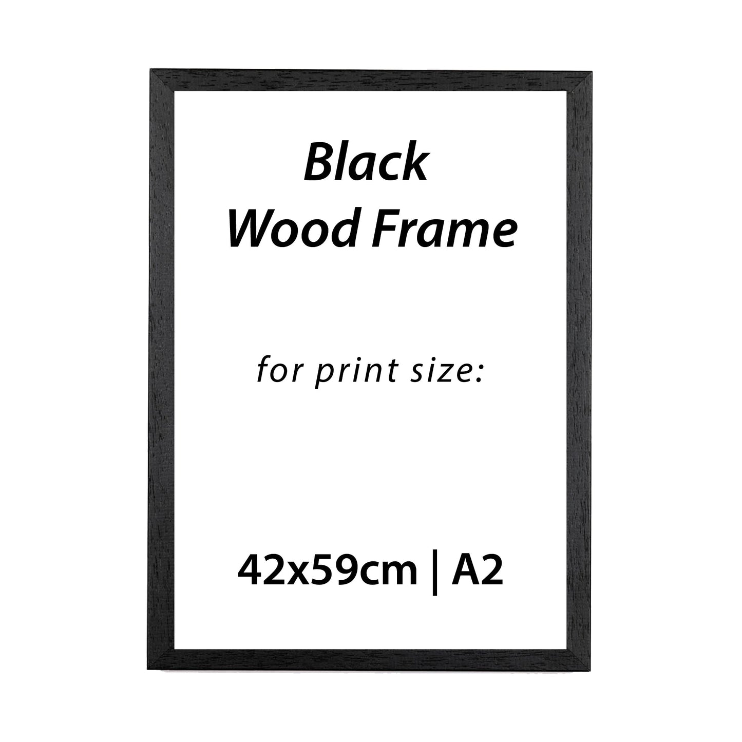 3 x A2 Black Frame