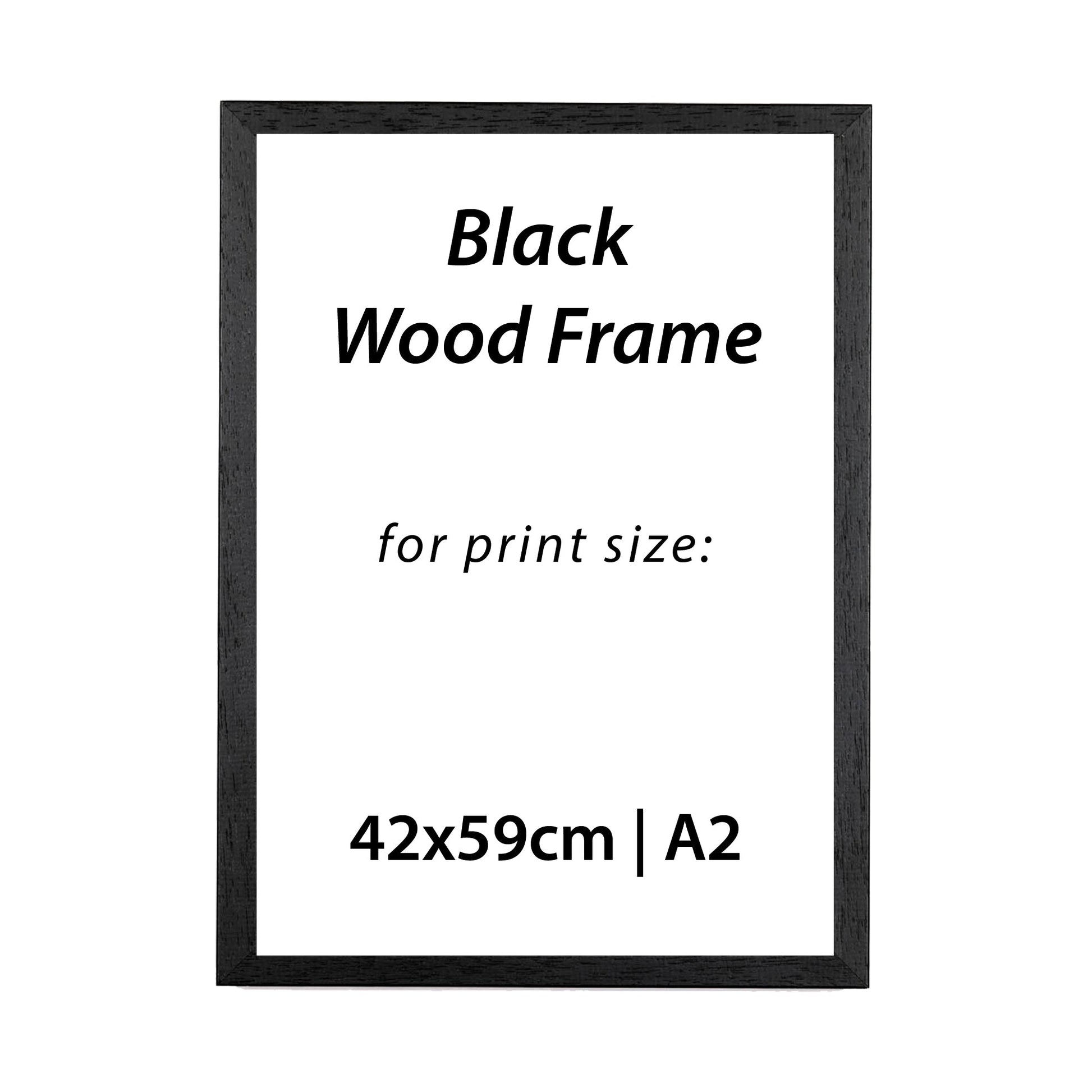 3 x A2 Black Frame