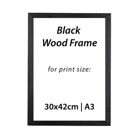 3 x A3 Black Frame