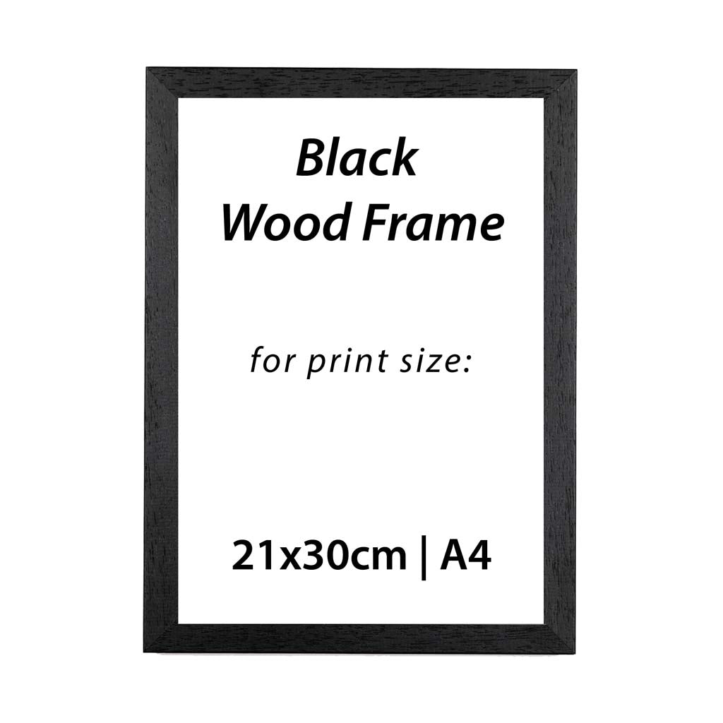 3 x A4 Black Frame