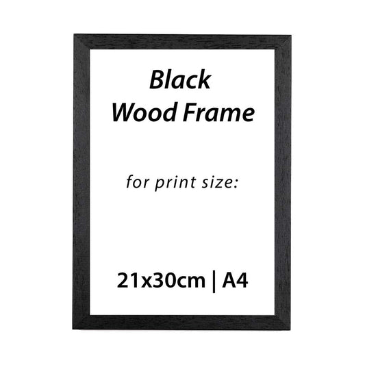 3 x A4 Black Frame
