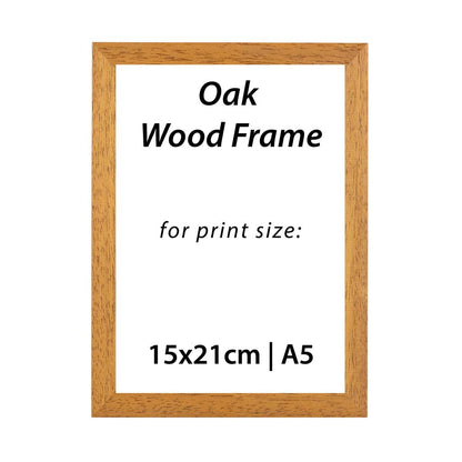 3 x A5 Oak Frame